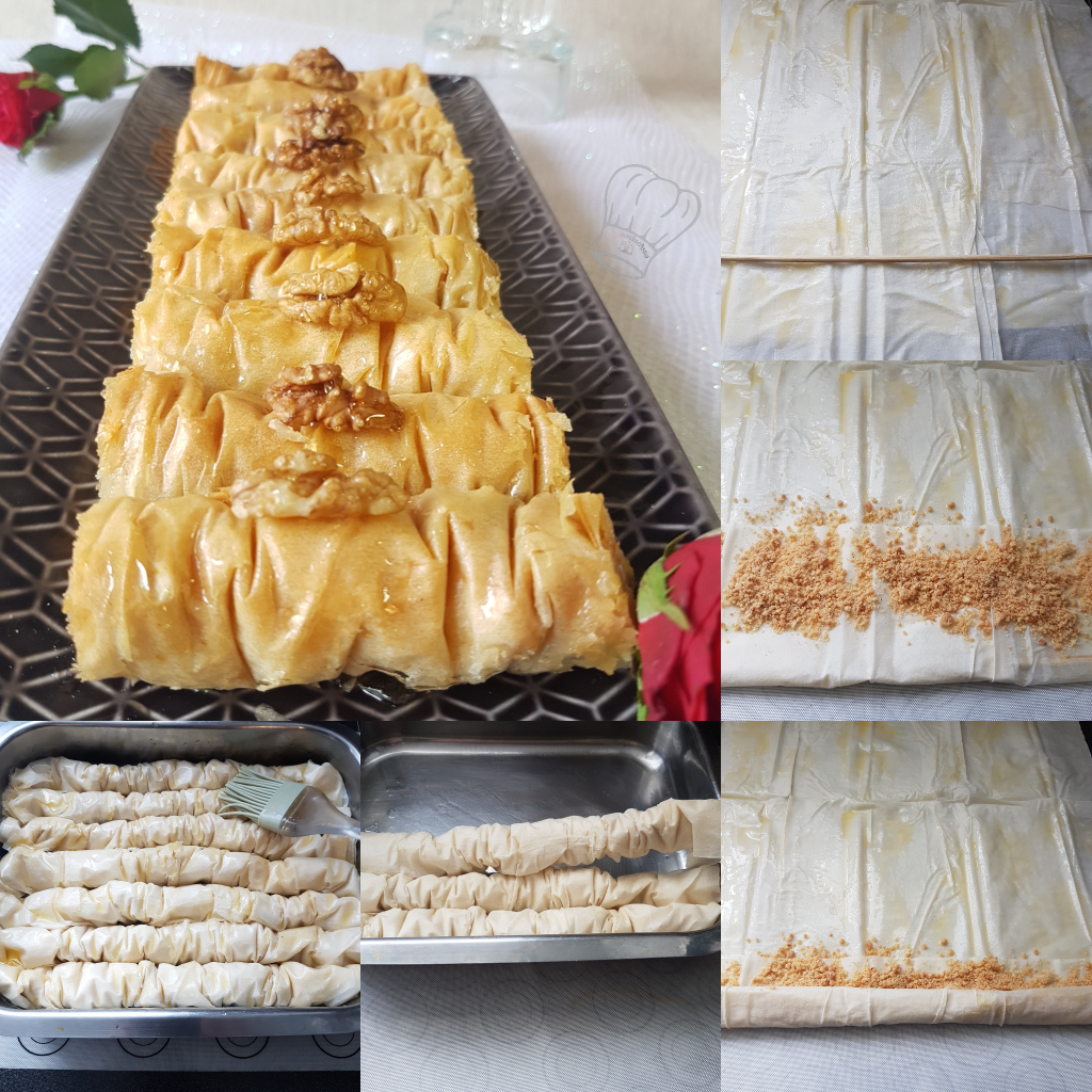 Baklawa Ou Baklava Rolls Aux Amandes Gourmandise Assia