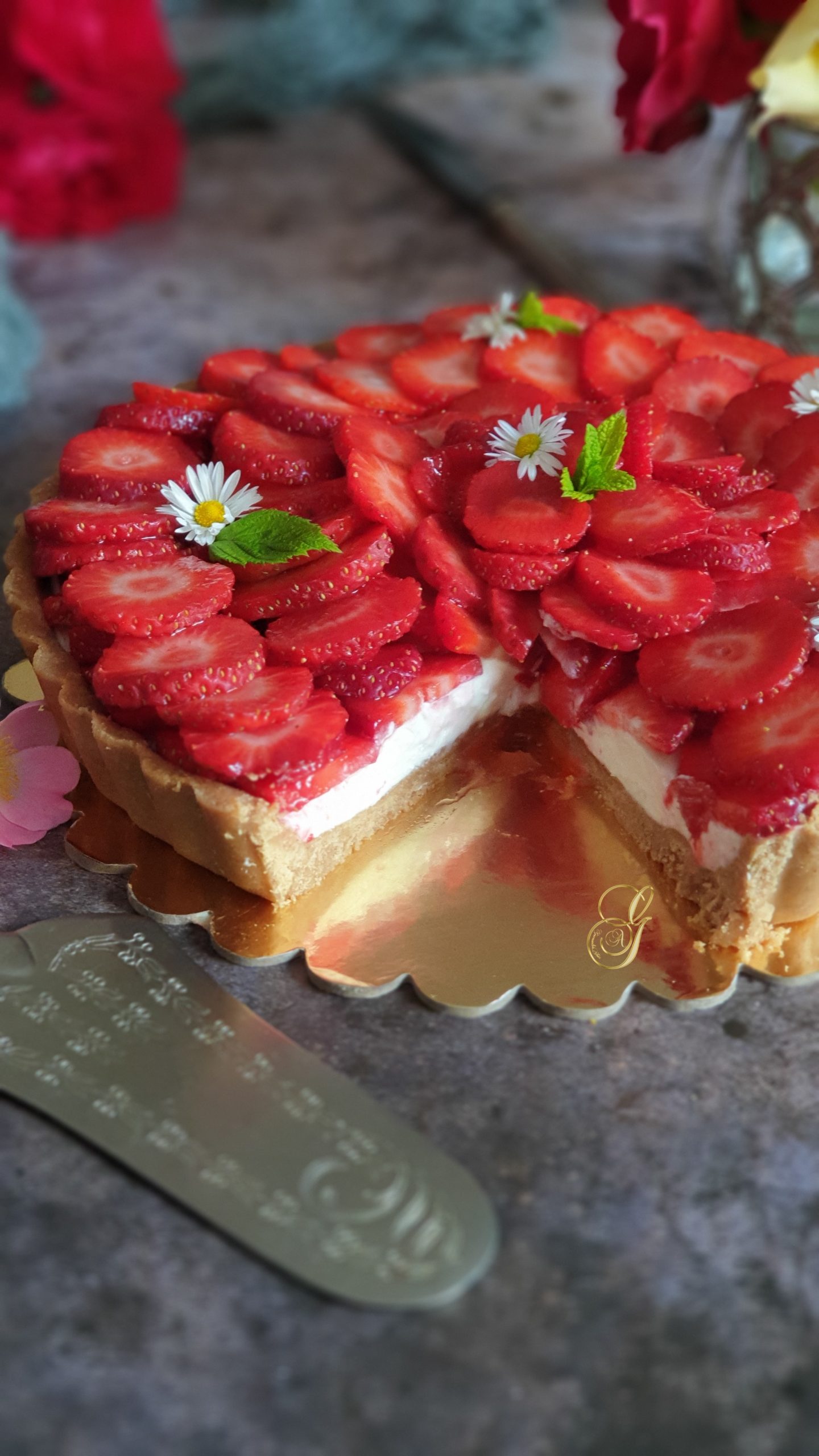 Tarte Aux Fraises Sans Cuisson Gourmandise Assia