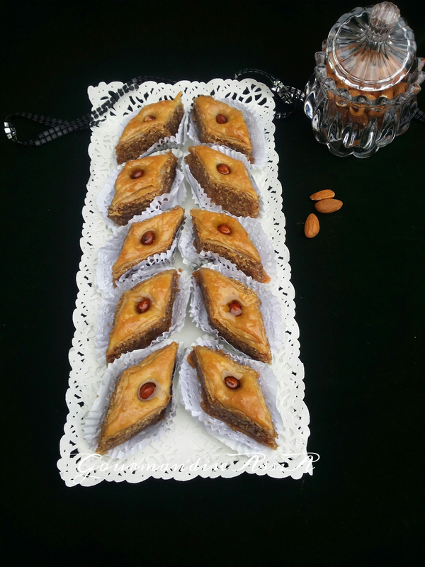Baklawa Ou Baklava Traditionnelle Algerienne Gourmandise Assia
