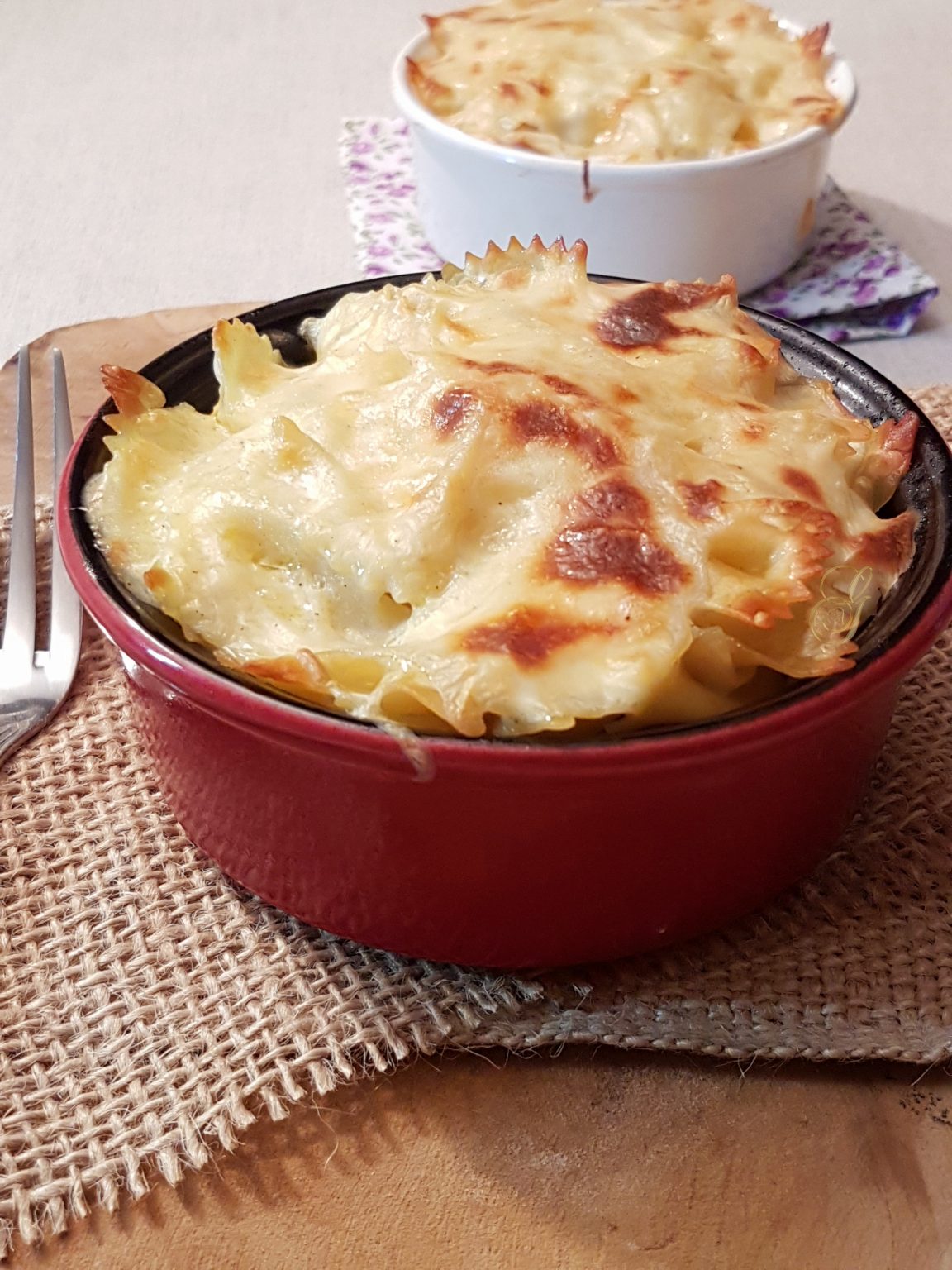 Gratin de Farfales et Viande Hachée à la Béchamel Gourmandise Assia