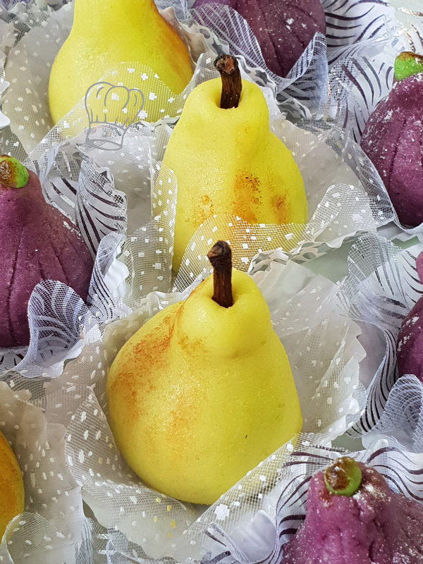 Figue et Poire à la Pâte d'Amande Maison