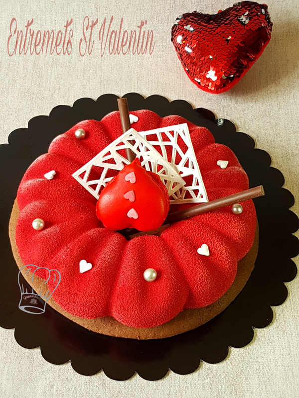 Entremets St Valentin Gourmandise Assia