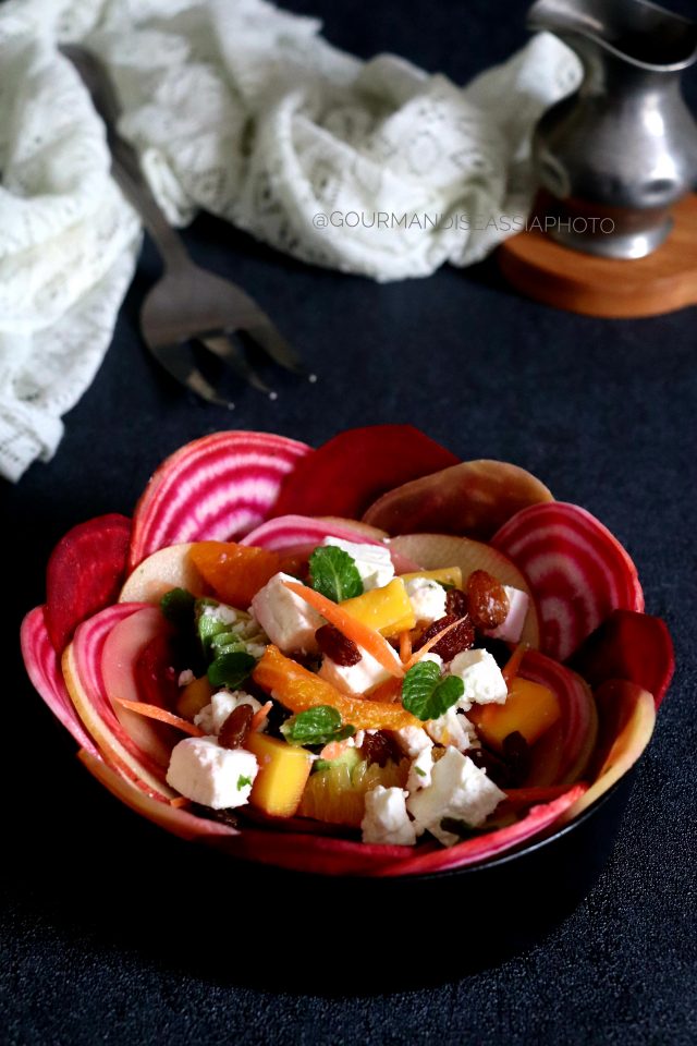Salade de Fruits Carotte Betteraves et Feta