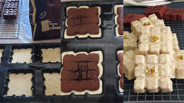 Mini Cakes Tablettes au Chocolat et Glaçage Gourmand