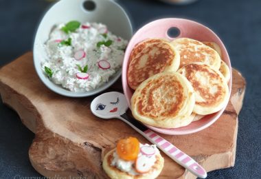 Blinis Express et Tartinade aux Radis et Concombre