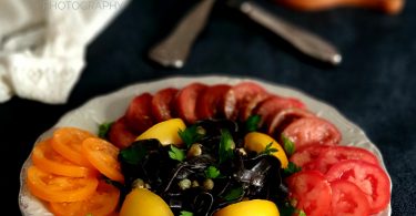 Salade de Tomates et Tagliattelles