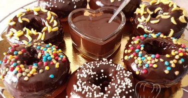 Donuts au Chocolat et Caramel au Beurre Salé