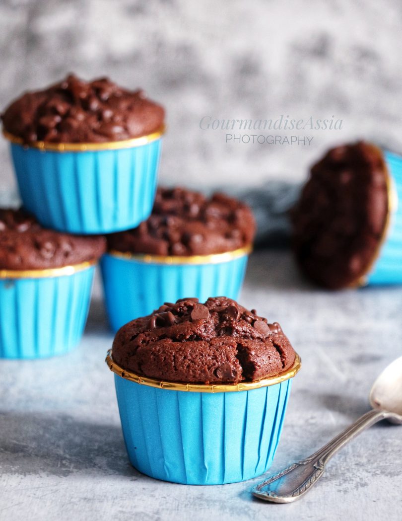 Muffins Moelleux Fondants au Chocolat