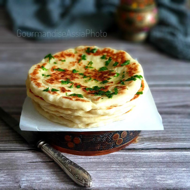 Cheese Naan ou Naan Indien au Fromage
