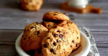 Cookies à la Banane Chocolat et Noix de Pécan