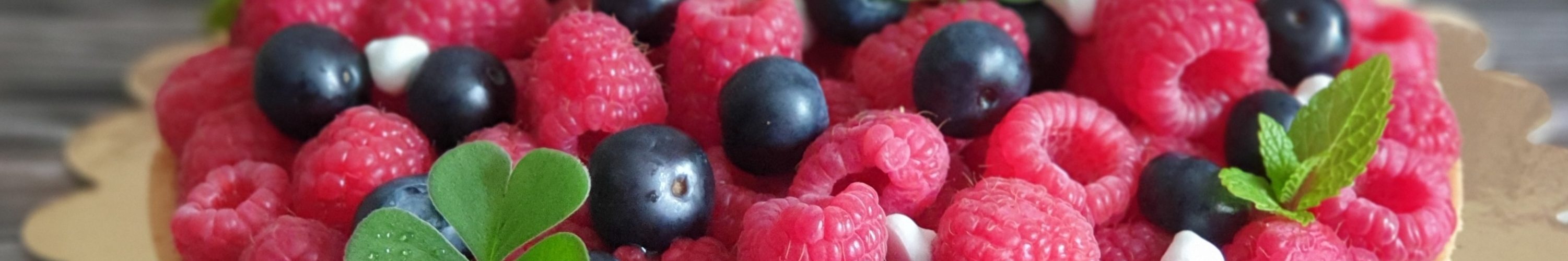 Tarte Sara à la Framboise et Myrtilles