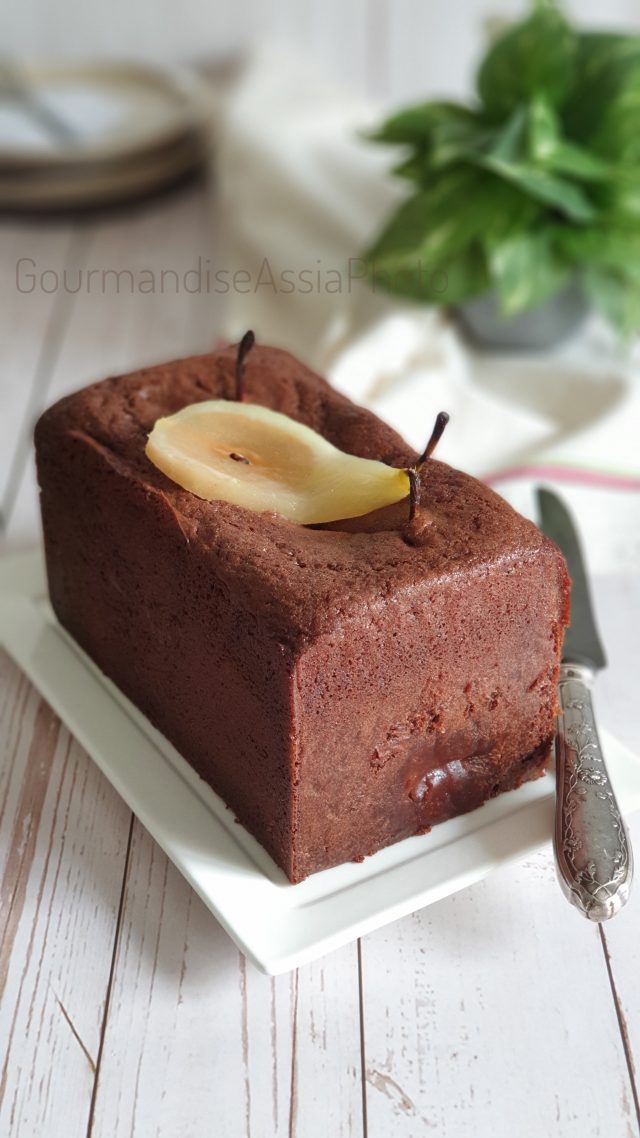 Cake Moelleux au Chocolat et Poire