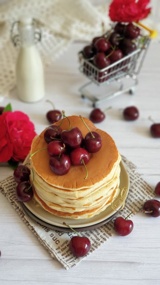 Pancakes Moelleux au Lait Fermenté et Sirop d'Erable 