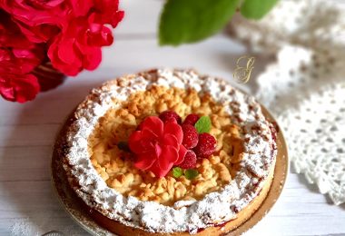 Tarte Crumble aux Framboises