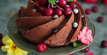 Bundt Cake au Chocolat et Cerises