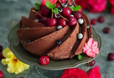 Bundt Cake au Chocolat et Cerises