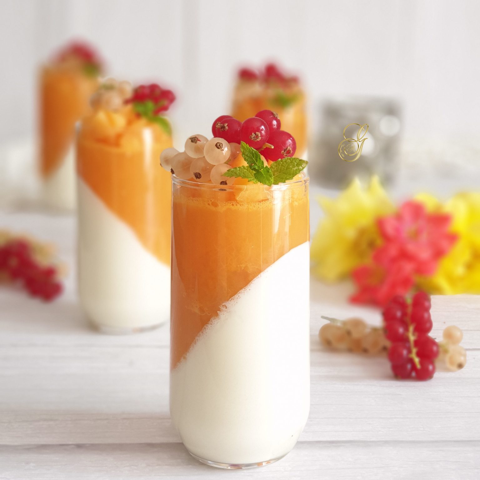 Panna Cotta au Melon et Citron Gourmandise Assia