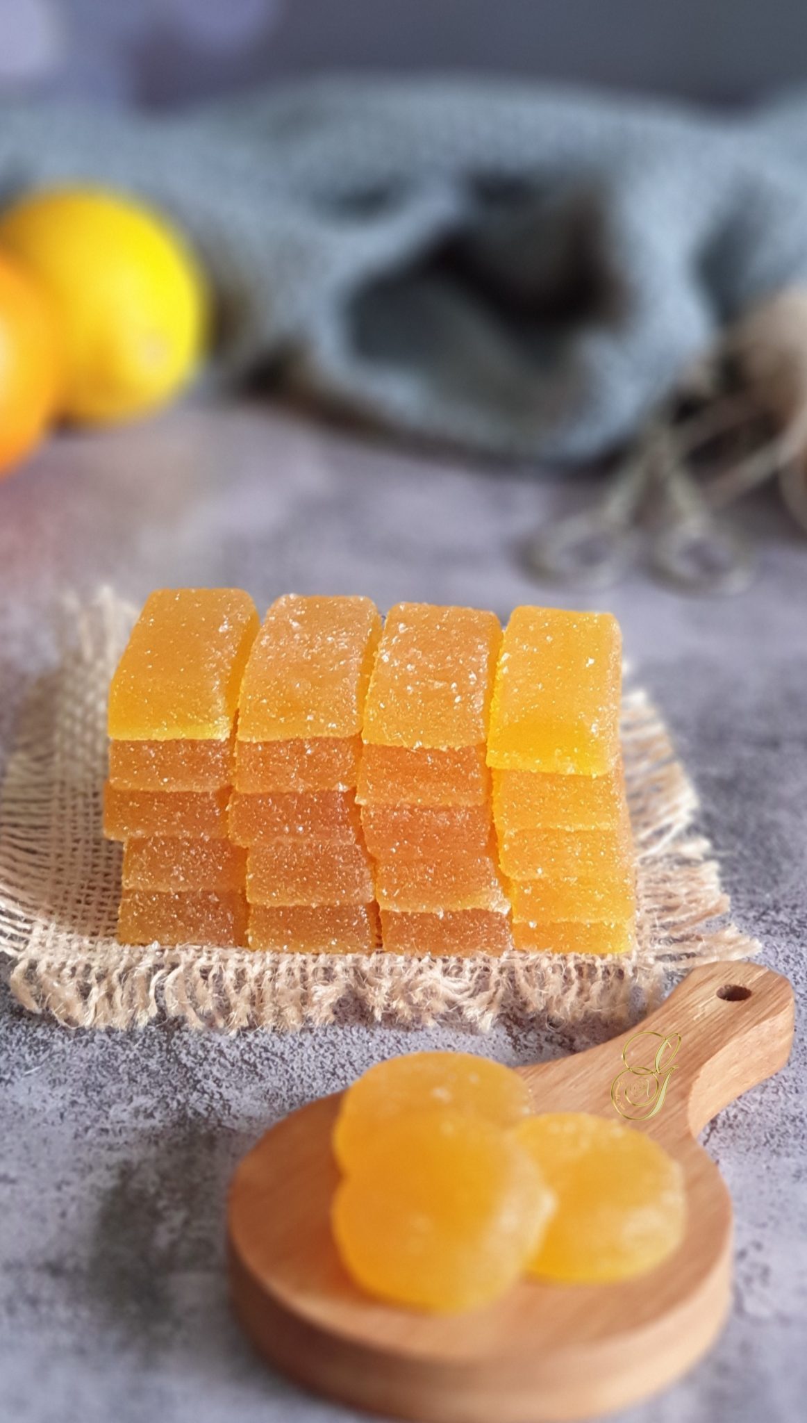 Pâte de Fruit Orange et Citron Gourmandise Assia