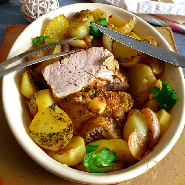 Filet Mignon of Veal with Potatoes 