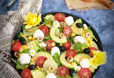 Salade aux Pommes de Terre Roquette et Avocat