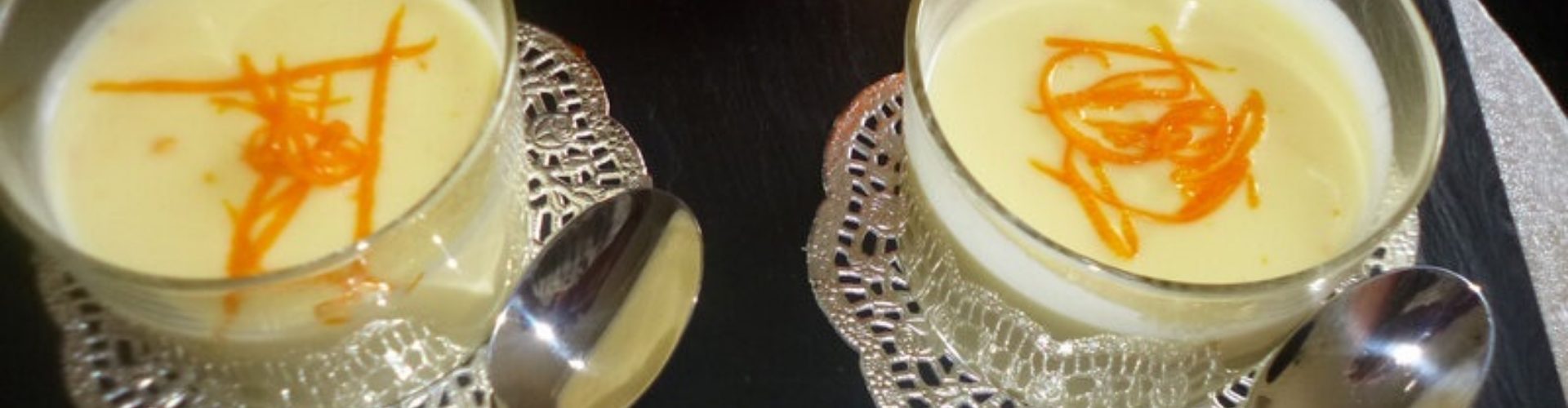 Crème à l'Orange sans Oeufs