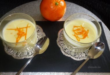 Crème à l'Orange sans Oeufs