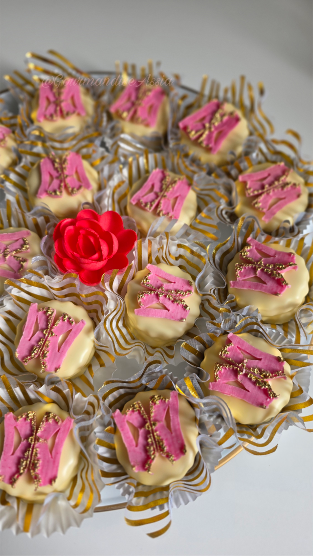 Sablés à la Crème Russe et Fraise des Bois