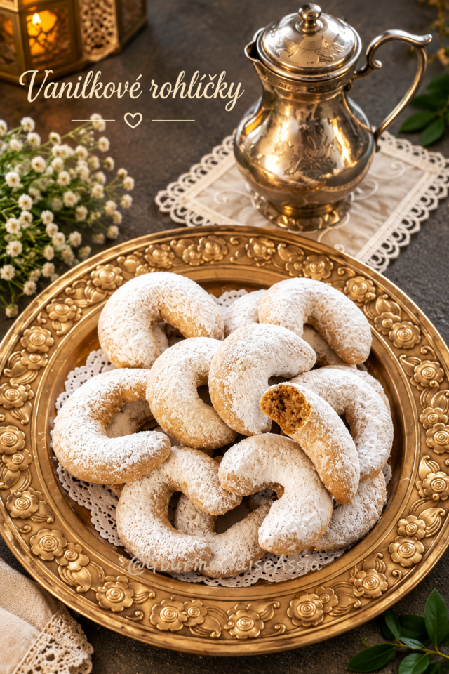 VanilKové rohlíčky { Biscuits Tchèques } 