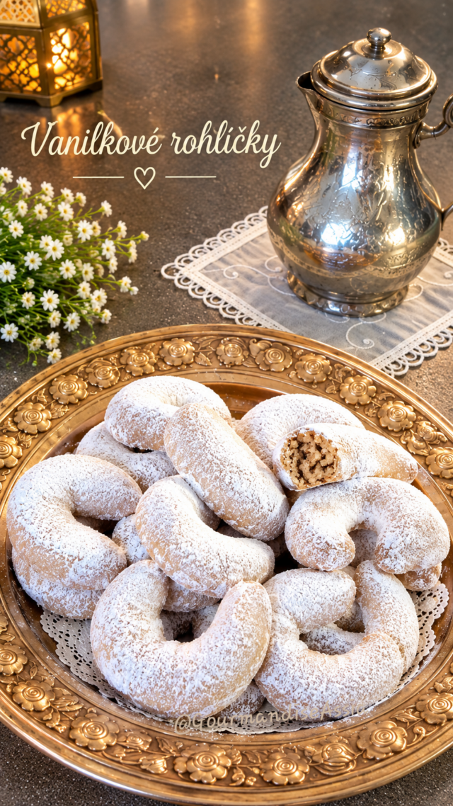 VanilKové rohlíčky { Biscuits Tchèques } 