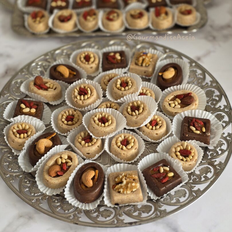 Nougat sans cuisson inspirées du { Turrón de Jijona }