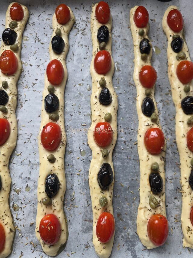 Baguettes Briochées façon Focaccia