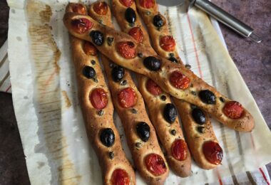 Baguettes Briochées façon Focaccia