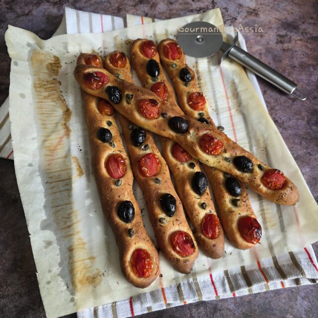 Baguettes Briochées façon Focaccia