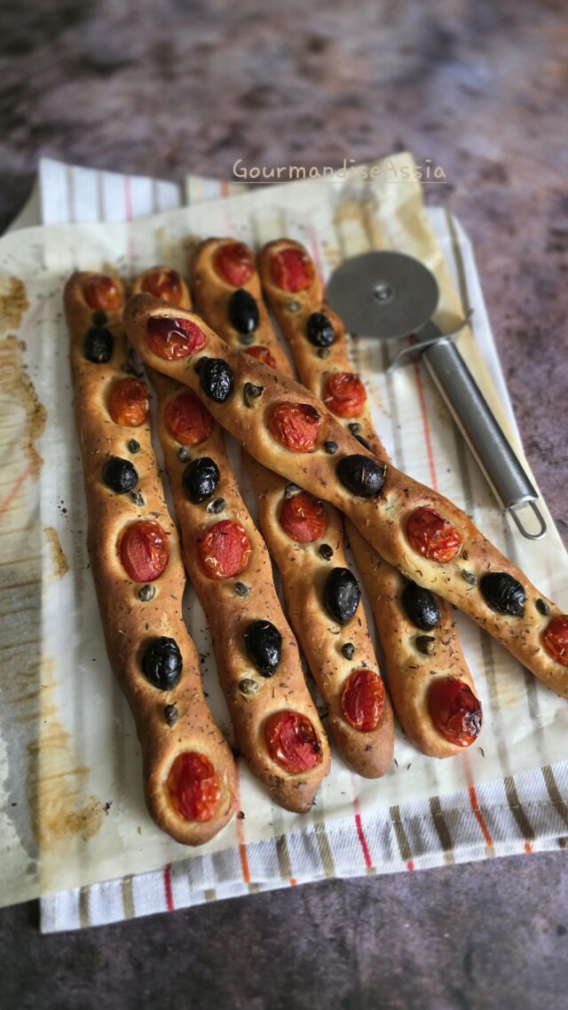 Baguettes Briochées façon Focaccia