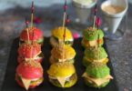 Mini Burgers Colorés { Betterave Coriandre et Curry }