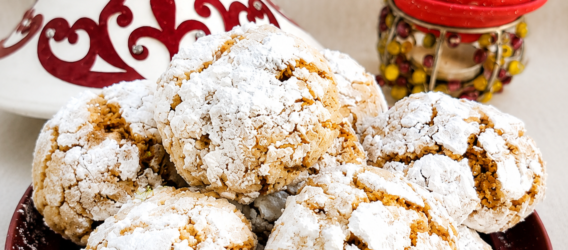 Ghribas aux Cacahuètes et Noix de Coco
