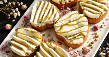 Tartes Coeurs à la Ganache Montée Chocolat Blanc Vanille