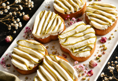 Tartes Coeurs à la Ganache Montée Chocolat Blanc Vanille