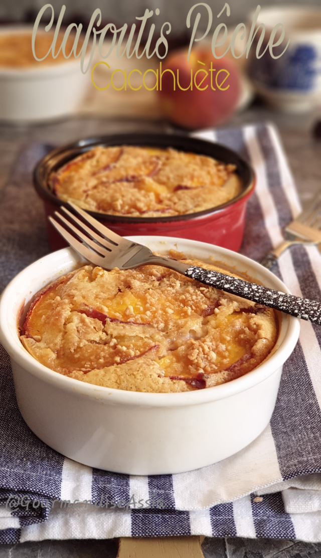 Clafoutis aux Pêches Cacahuète