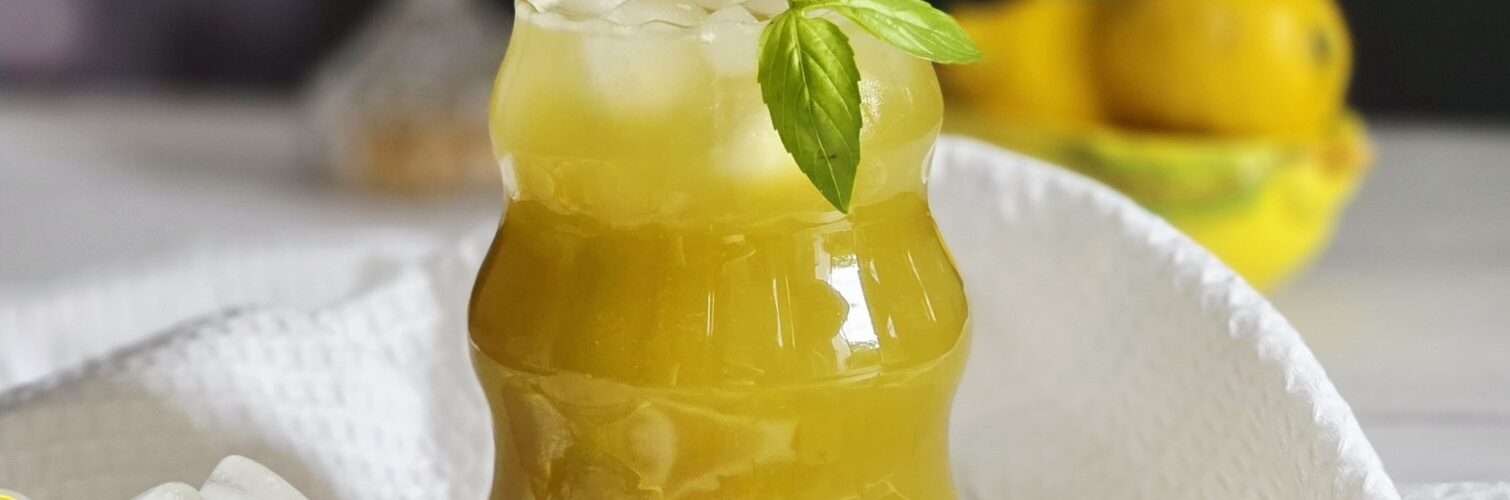 Citronnade au Citron et Basilic