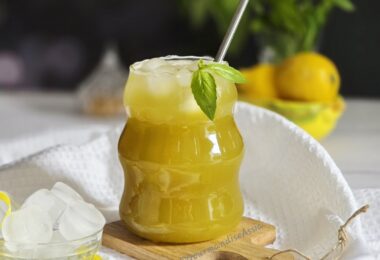Citronnade au Citron et Basilic
