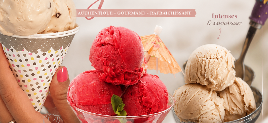 Glace Ananas et Banane à la Vanille