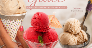 Glace Ananas et Banane à la Vanille