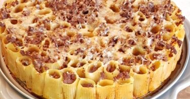 Gratin de Rigatoni à la Viande Hachée
