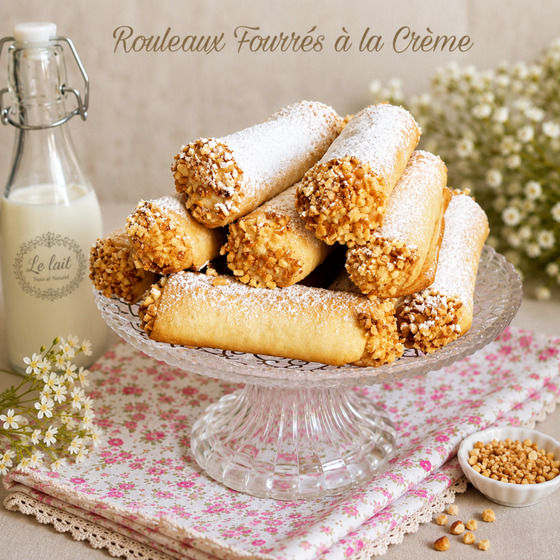 Rouleaux Fourrés à la Crème