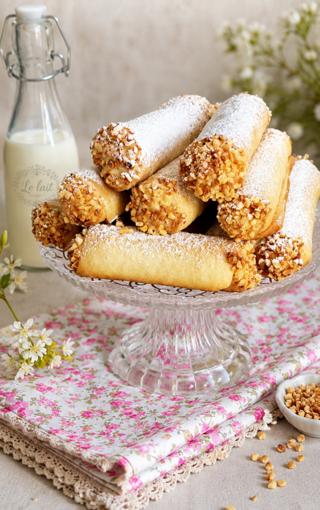 Rouleaux Fourrés à la Crème