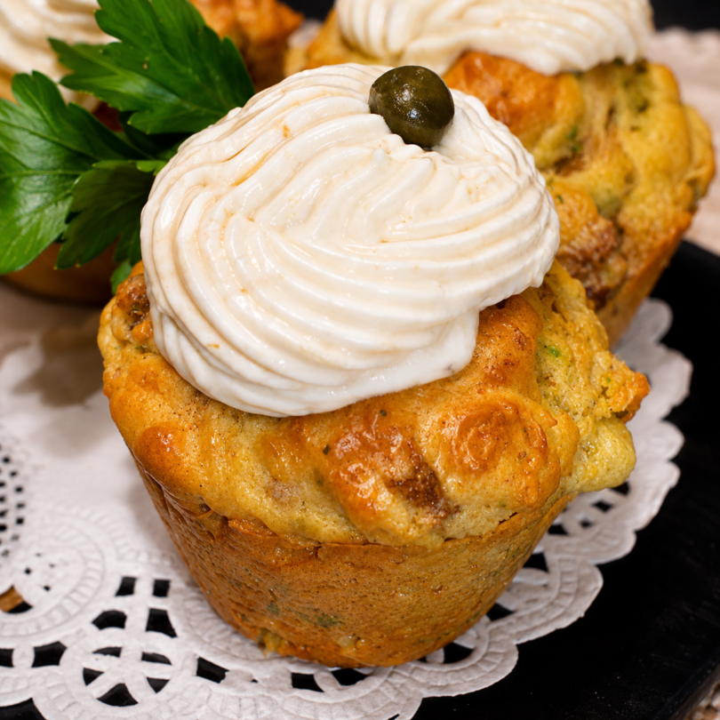 Muffins Salés Moelleux aux Câpres et Thon