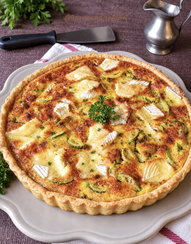 Tarte à la Courgette au Camembert