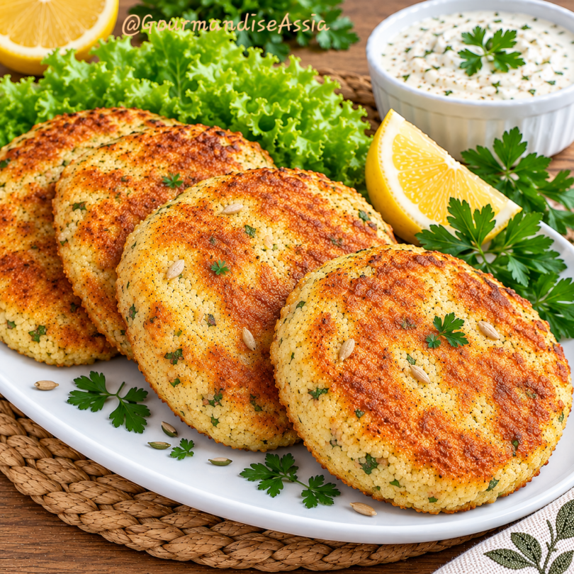 Galettes de Pomme de Terre aux Graine de tournesol