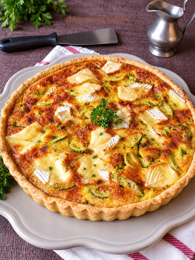 Tarte à la Courgette au Camembert